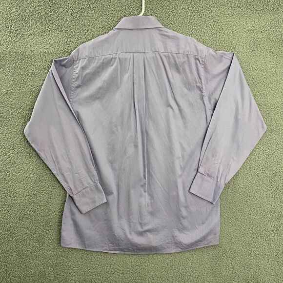 MICHAEL Michael Kors Men L‎ Purple Long Sleeve Button Down Dress Shirt - Picture 6 of 10